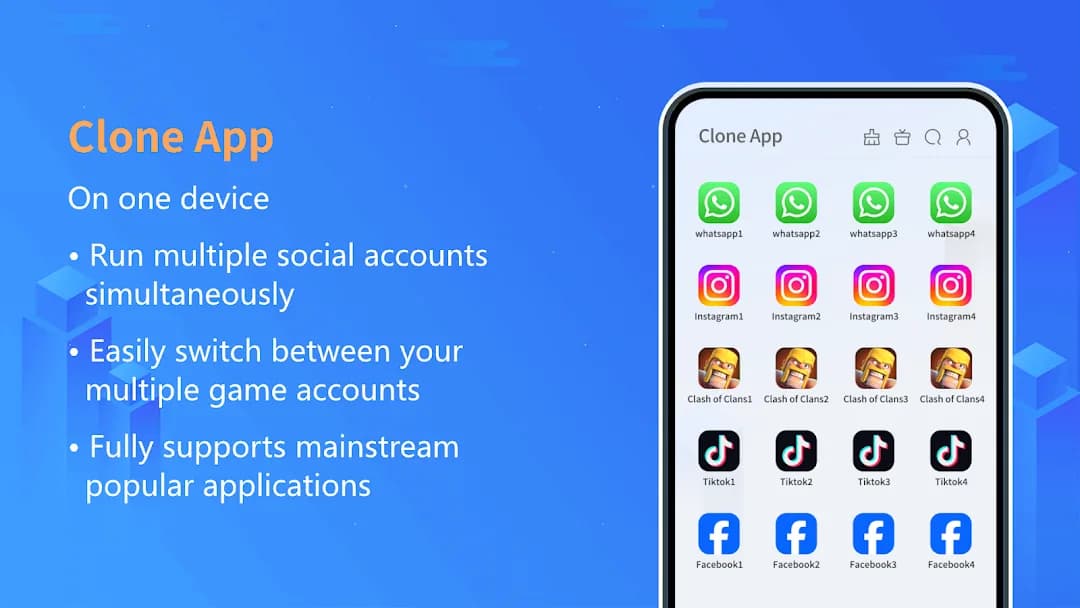 Clone App — Capture d’écran 1