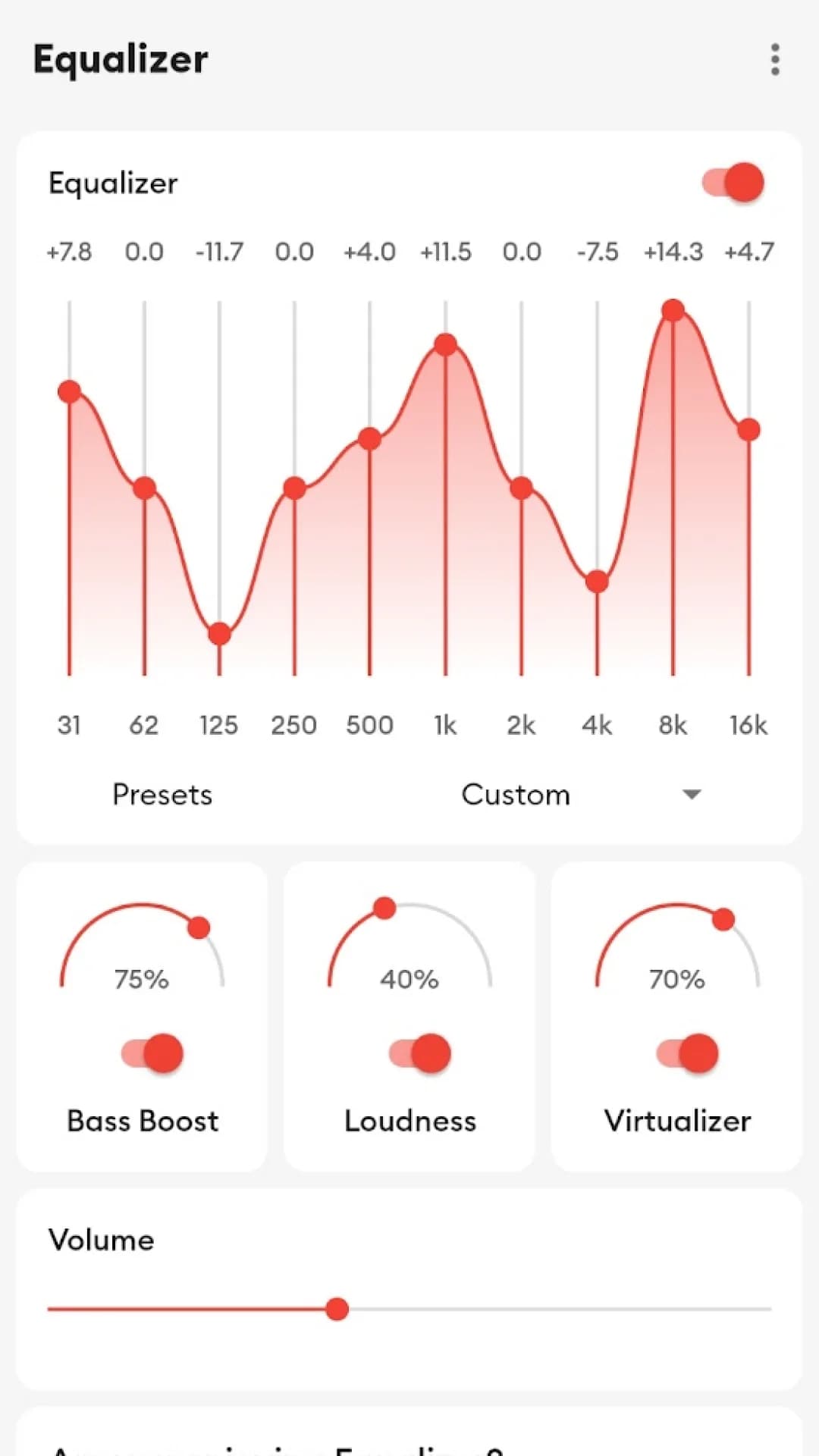 Flat Equalizer — Captura de pantalla 8