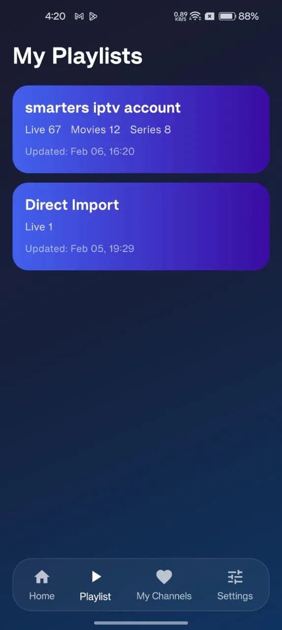 IPTV Smarters Pro مهكر — لقطة شاشة 3