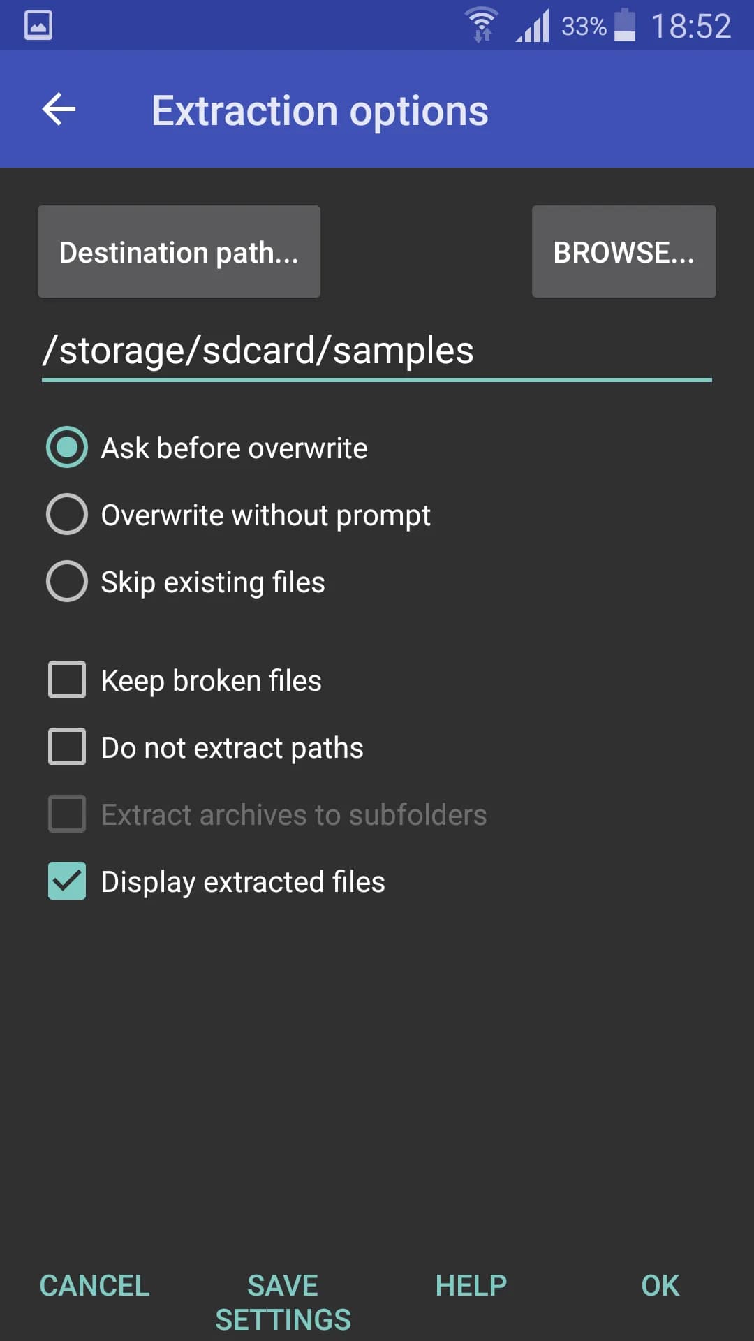 RAR — Screenshot 3
