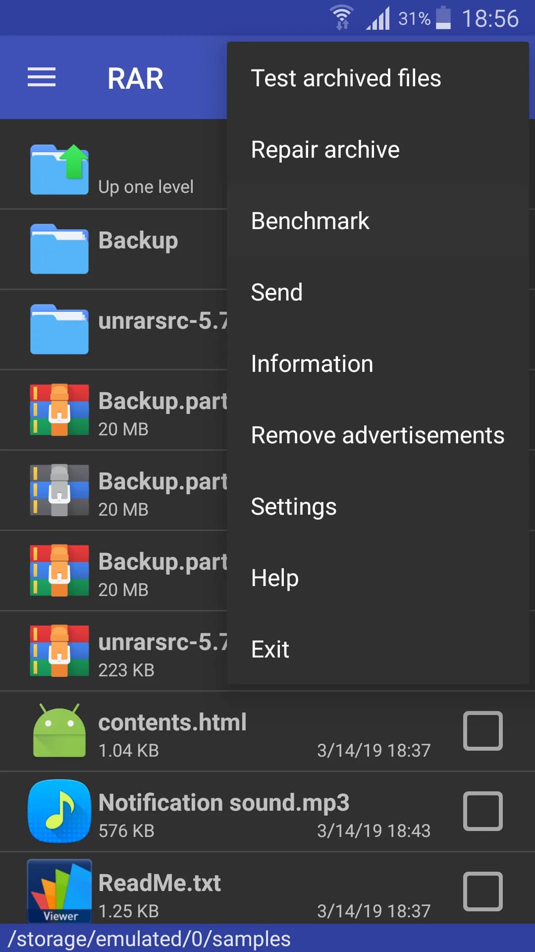 RAR — Screenshot 7
