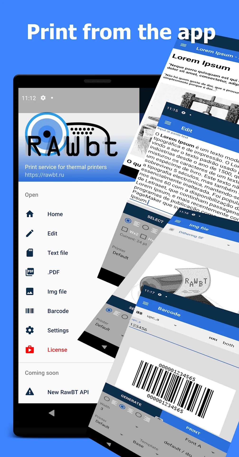 RawBT Print — Captura de tela 4