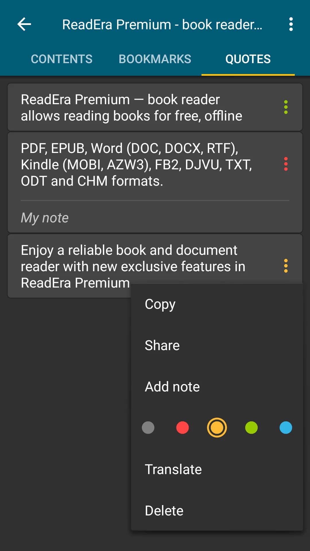 ReadEra Premium — Capture d’écran 6