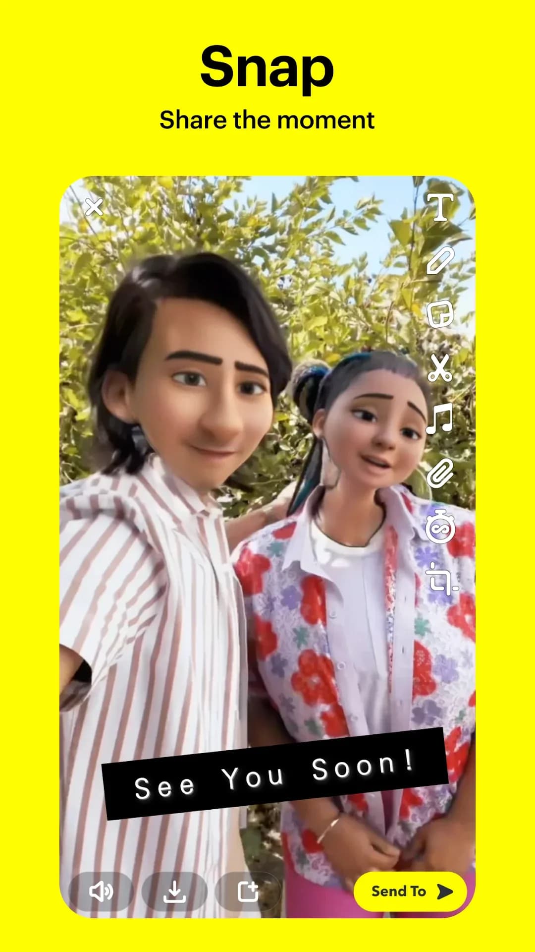 Snapchat — Capture d’écran 1
