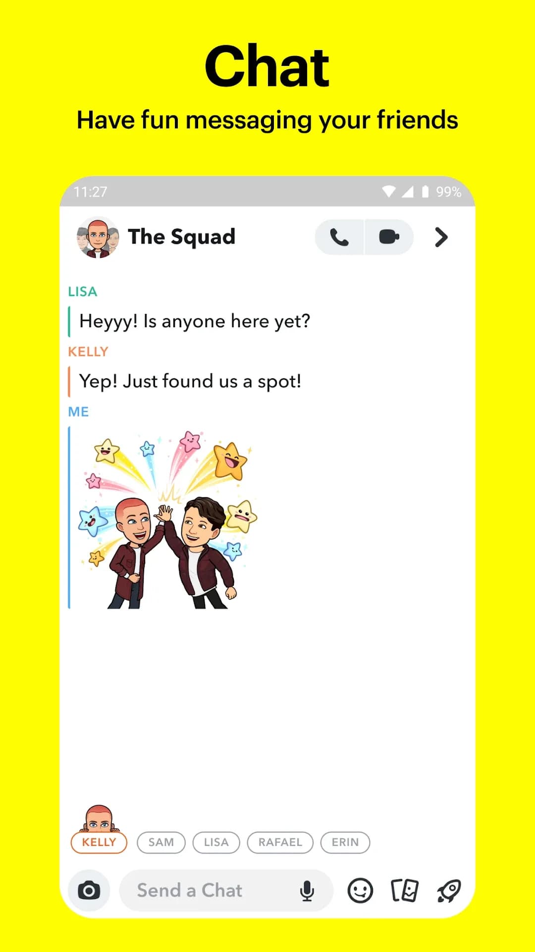 Snapchat — Capture d’écran 2