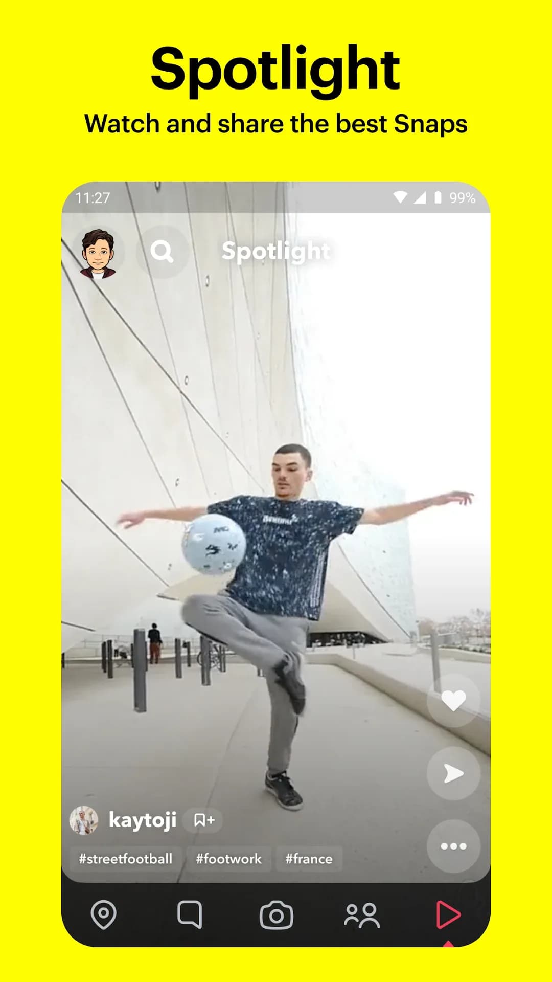 Snapchat — Capture d’écran 5
