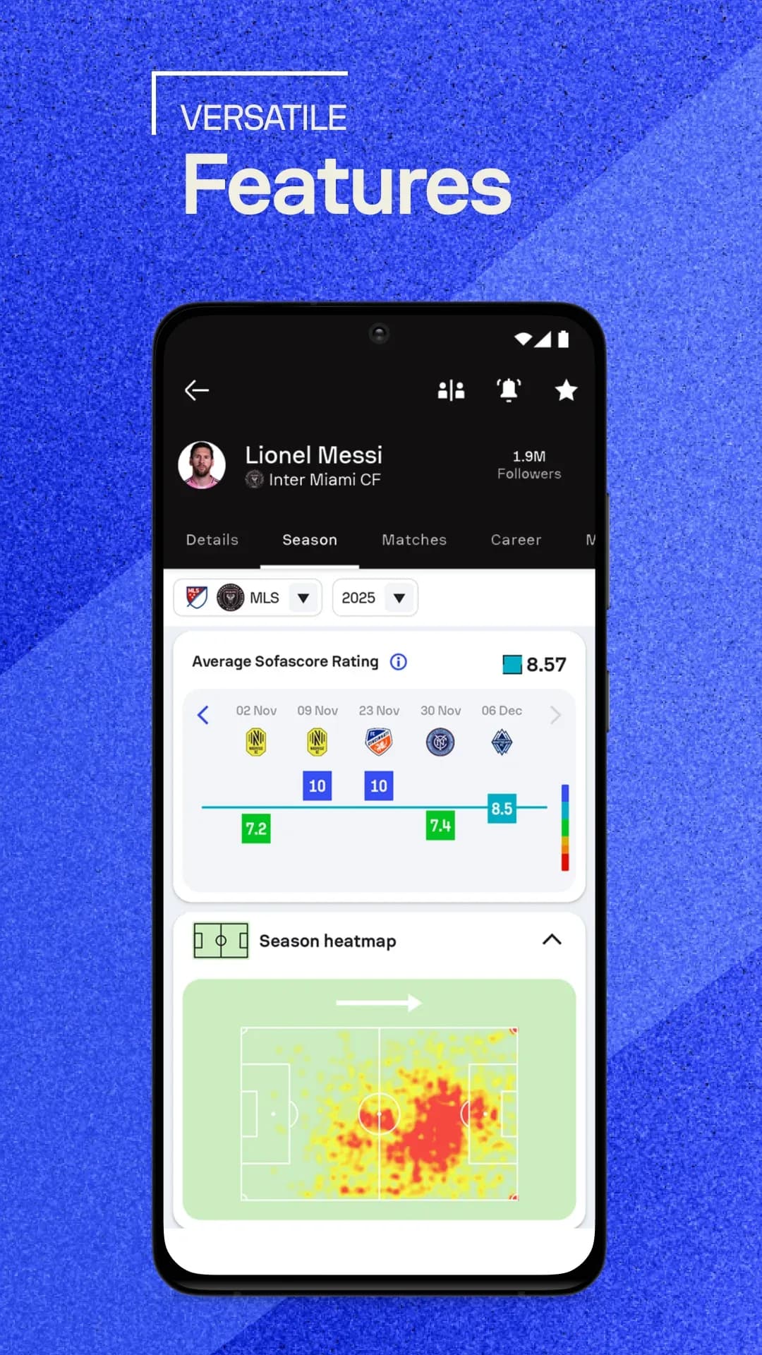 Sofascore مهكر — لقطة شاشة 4