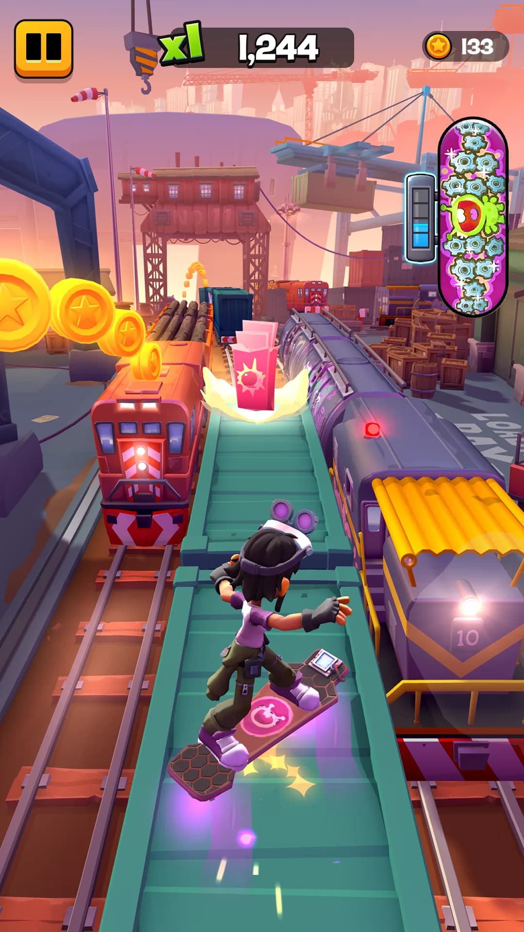 Subway Surfers City مهكر — لقطة شاشة 2