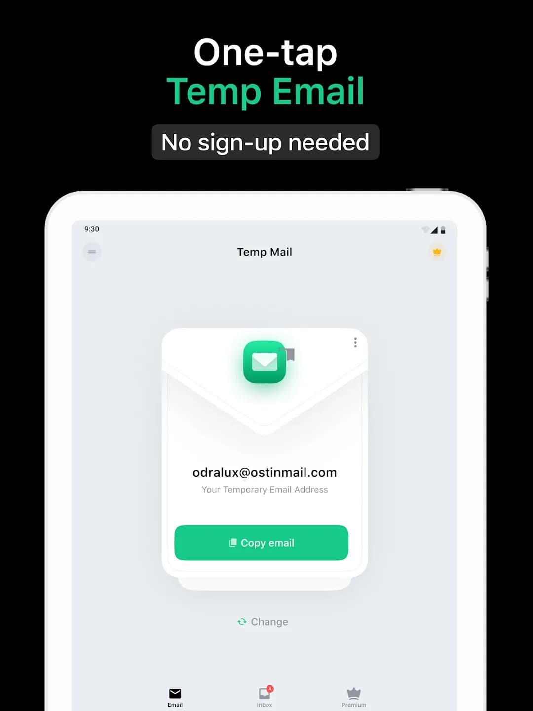Temp Mail — Capture d’écran 6