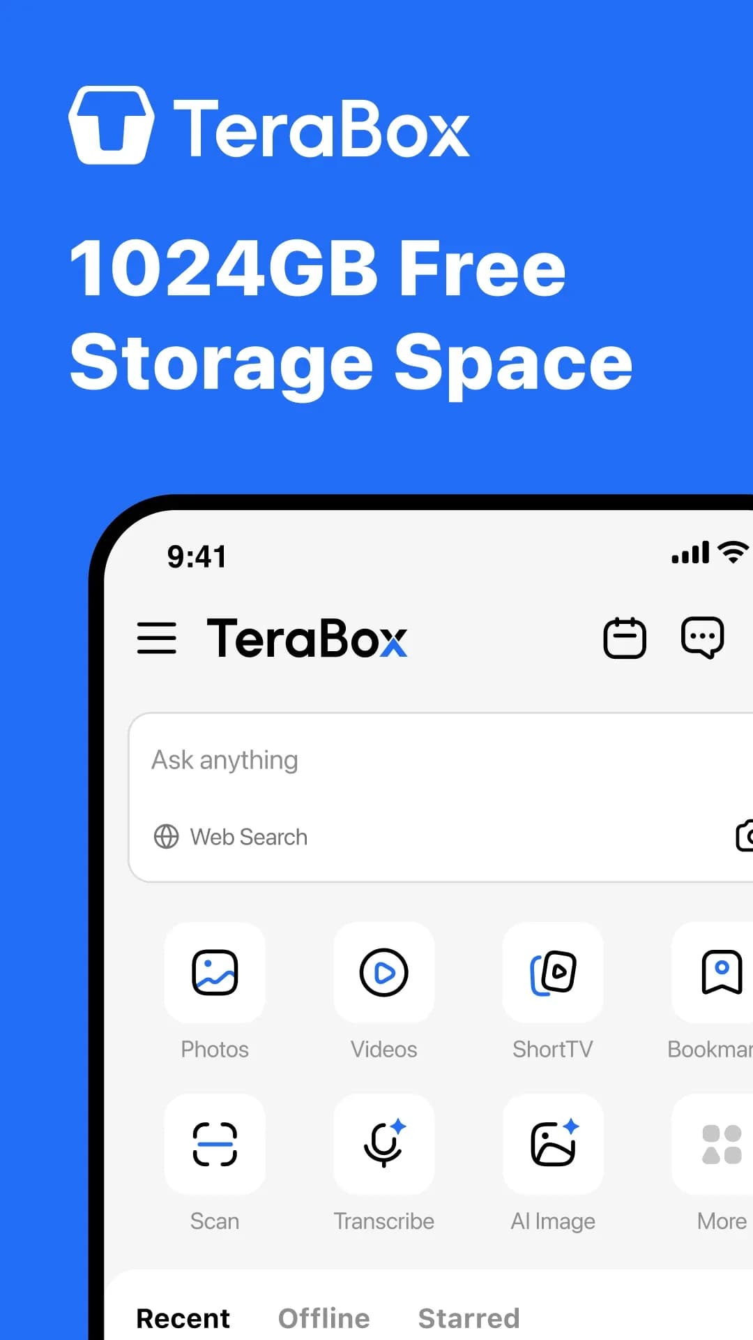 Terabox مهكر — لقطة شاشة 1