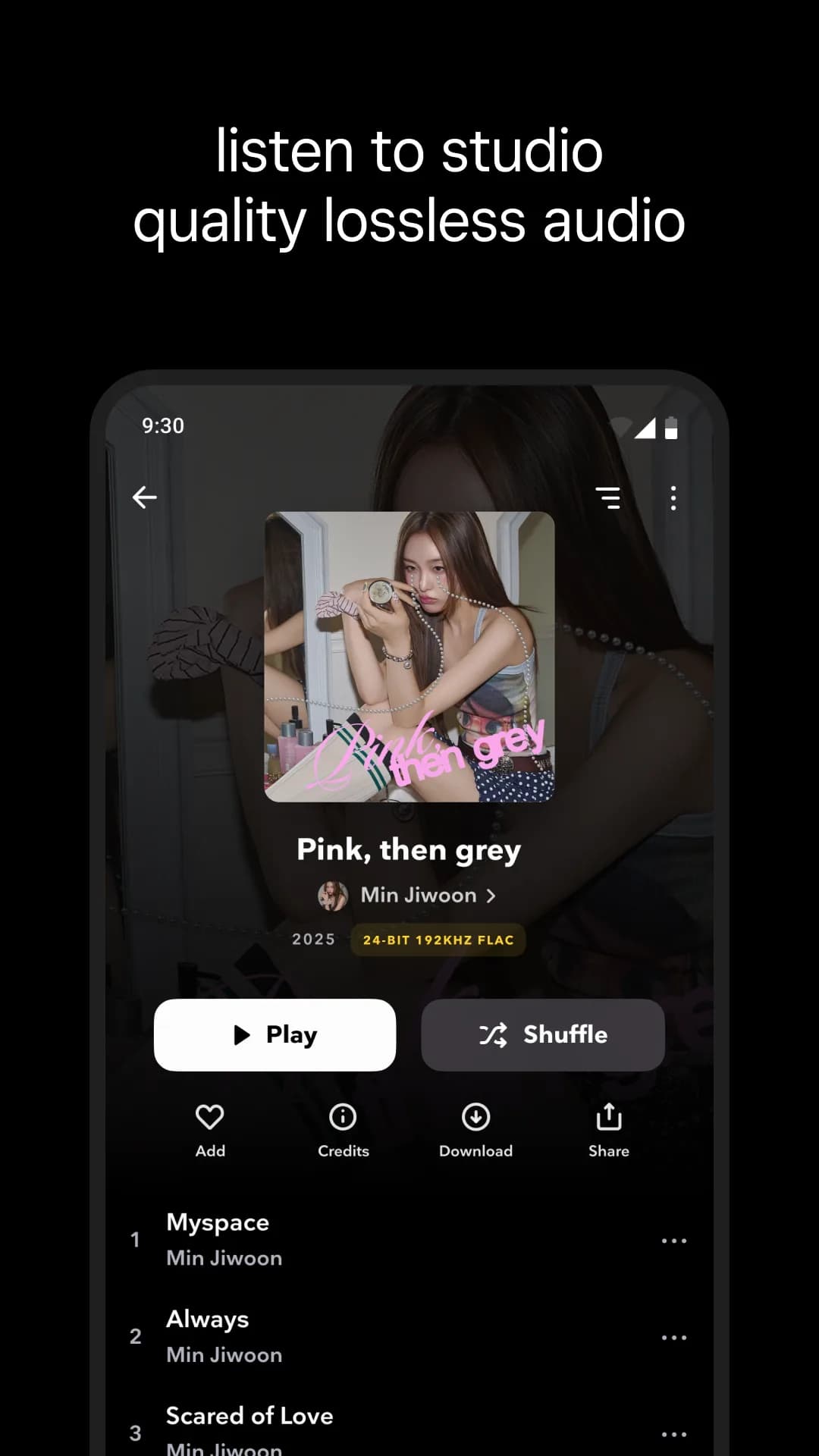 TIDAL Music — Capture d’écran 3