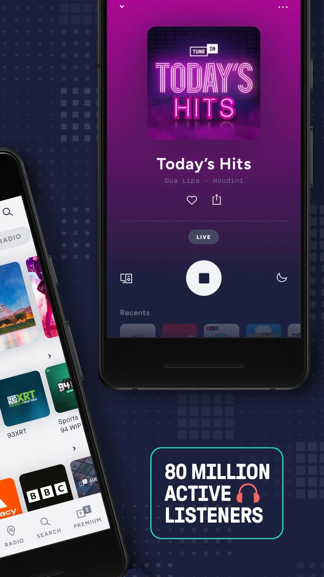 TuneIn Radio Pro مهكر — لقطة شاشة 2