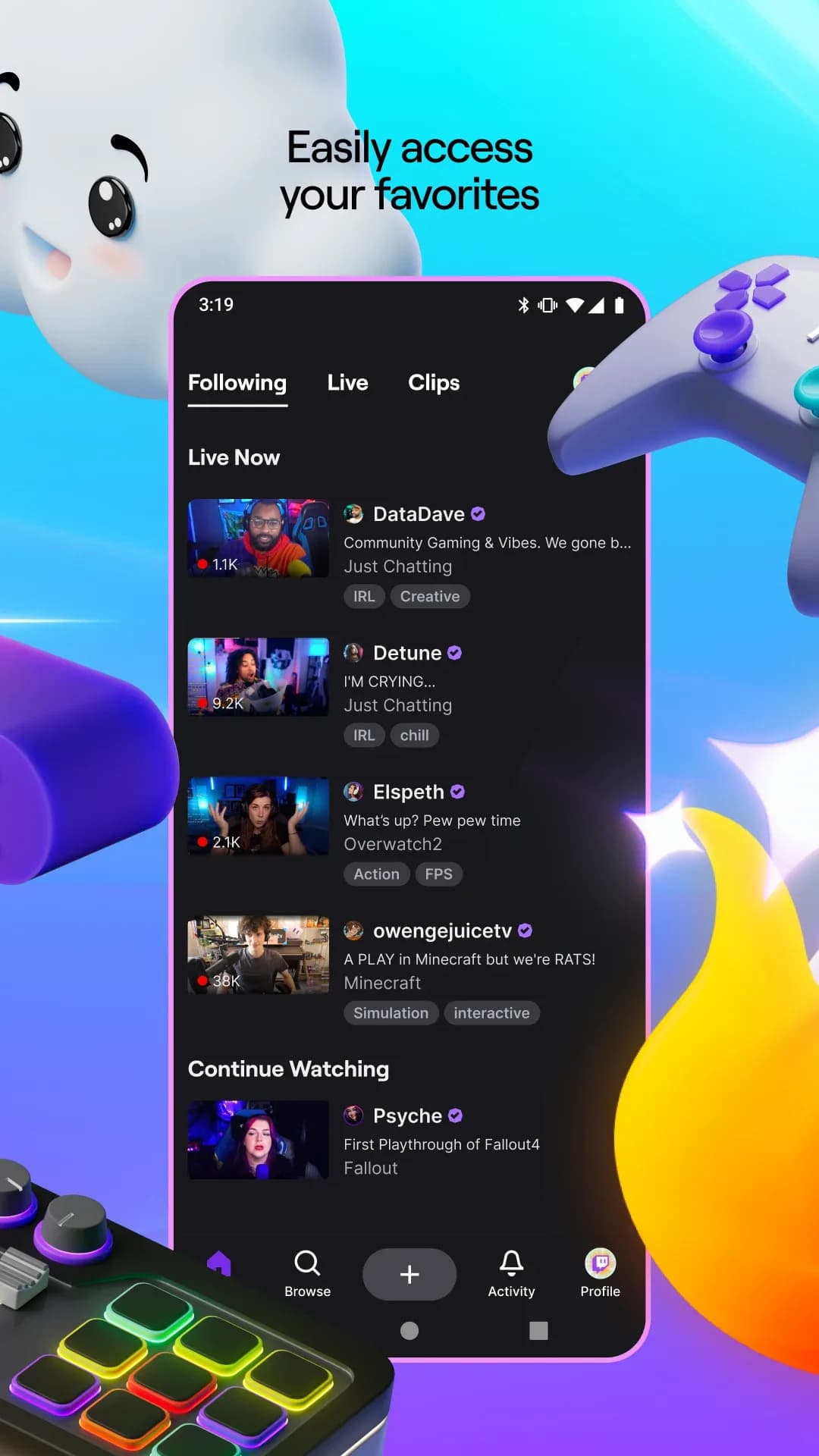 Twitch مهكر — لقطة شاشة 2