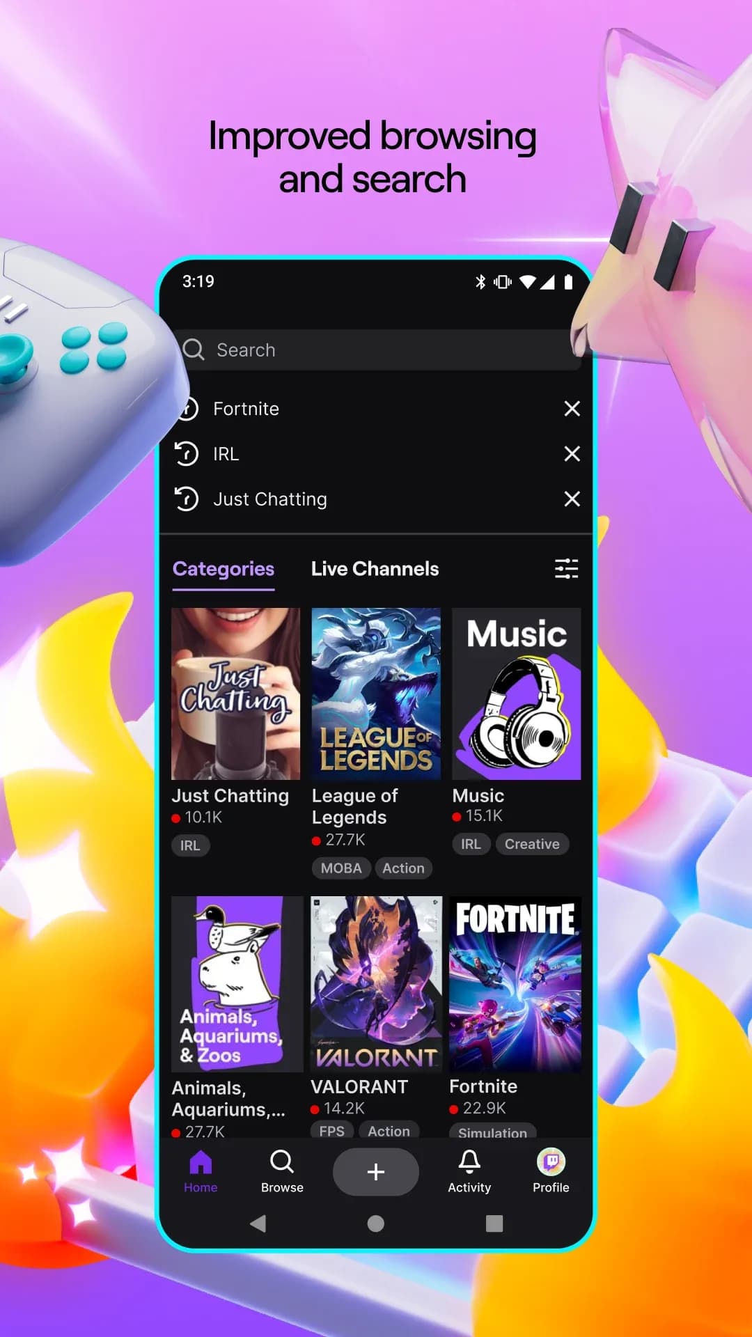 Twitch مهكر — لقطة شاشة 3