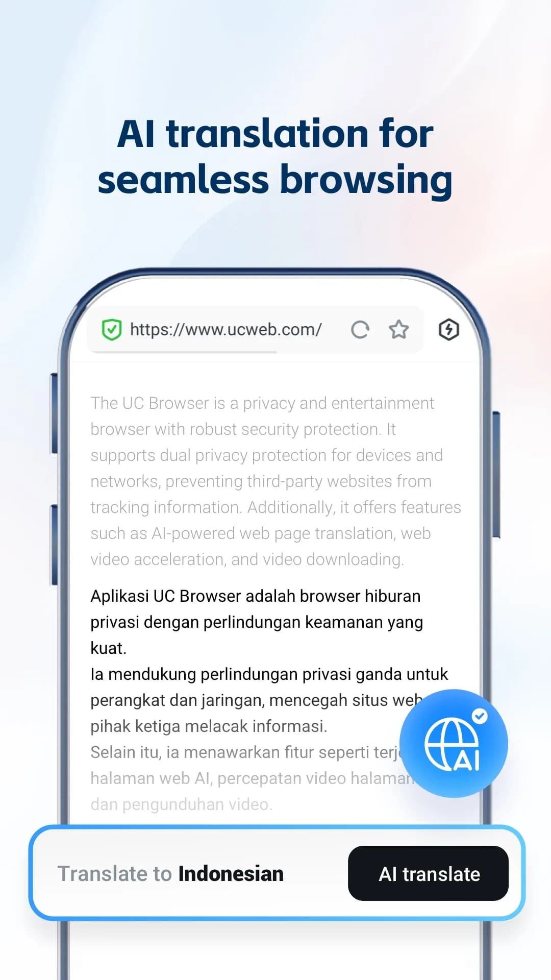 UC Browser — Captura de pantalla 6