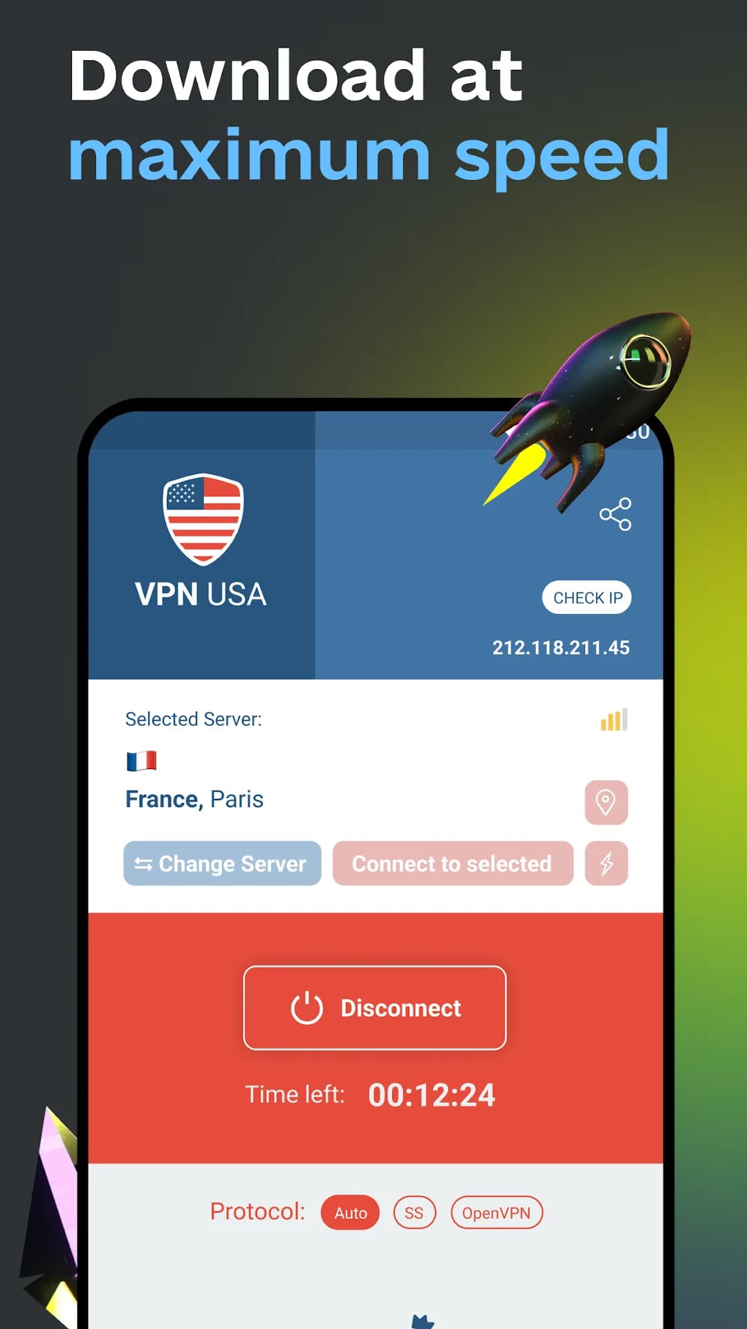USA VPN — Captura de pantalla 3