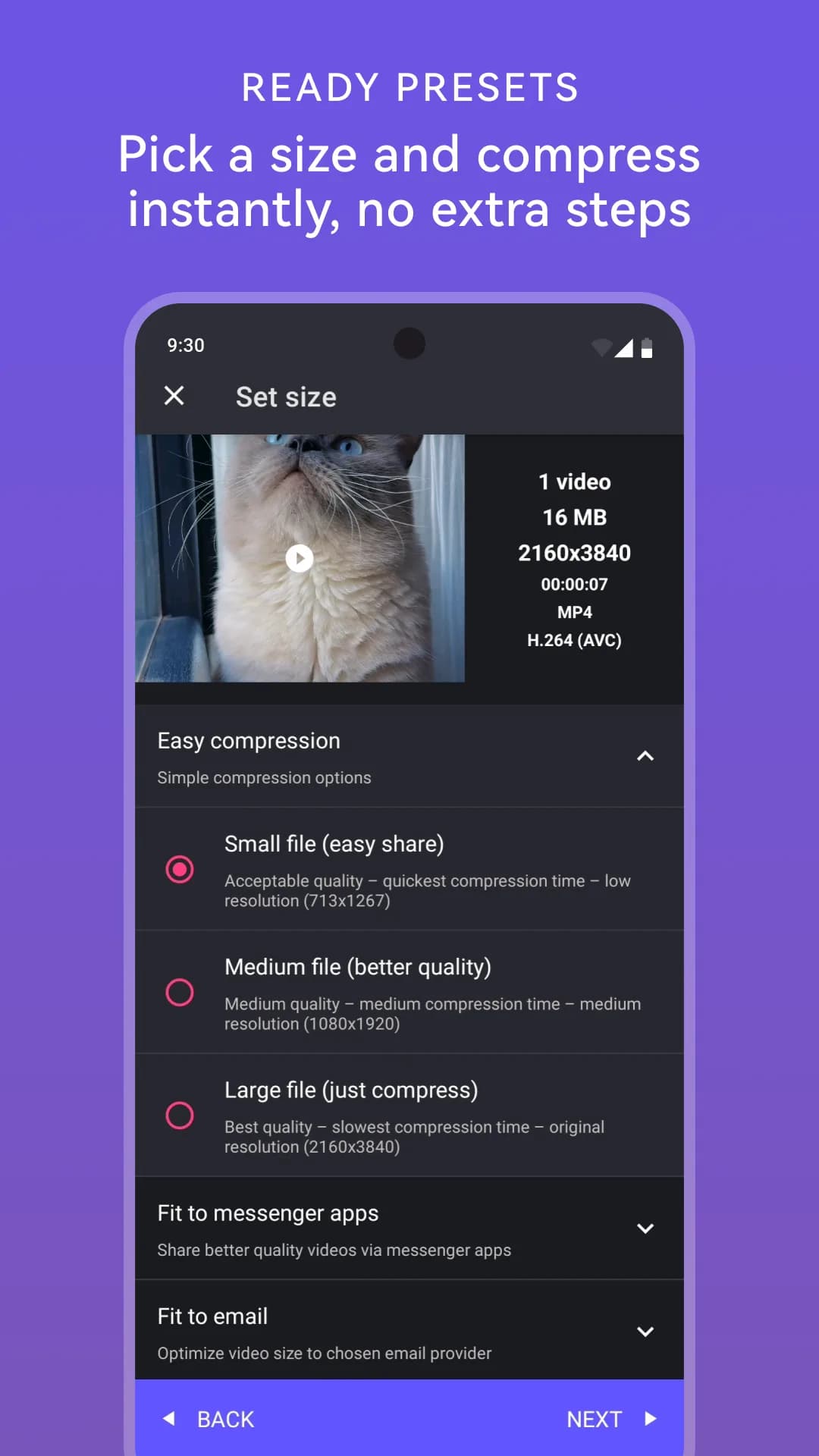 Video Compressor Panda — Screenshot 3