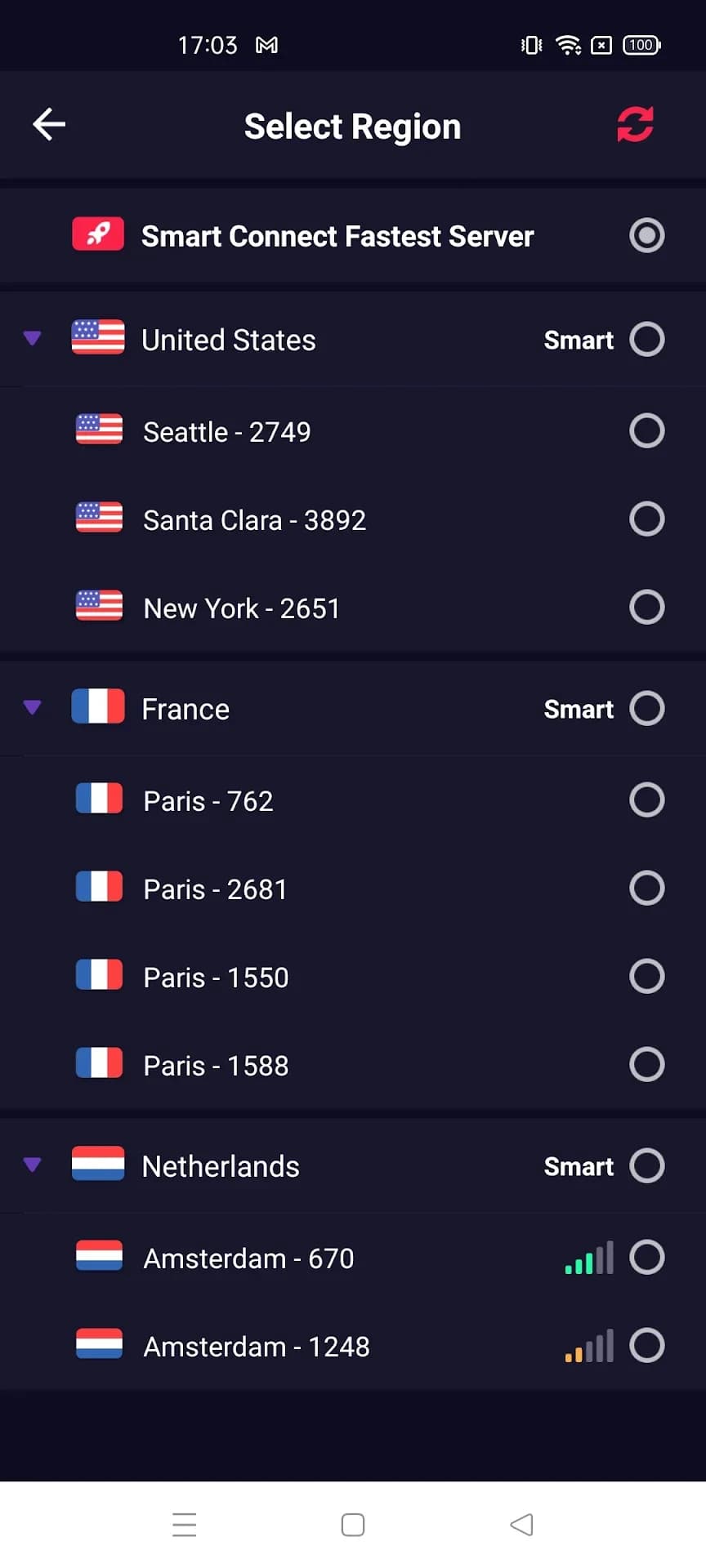 VPN Inf — Captura de pantalla 2