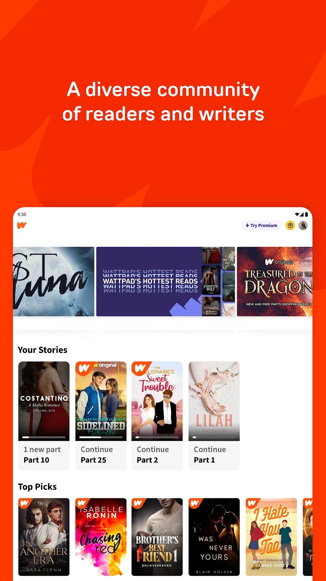 Wattpad — Capture d’écran 8