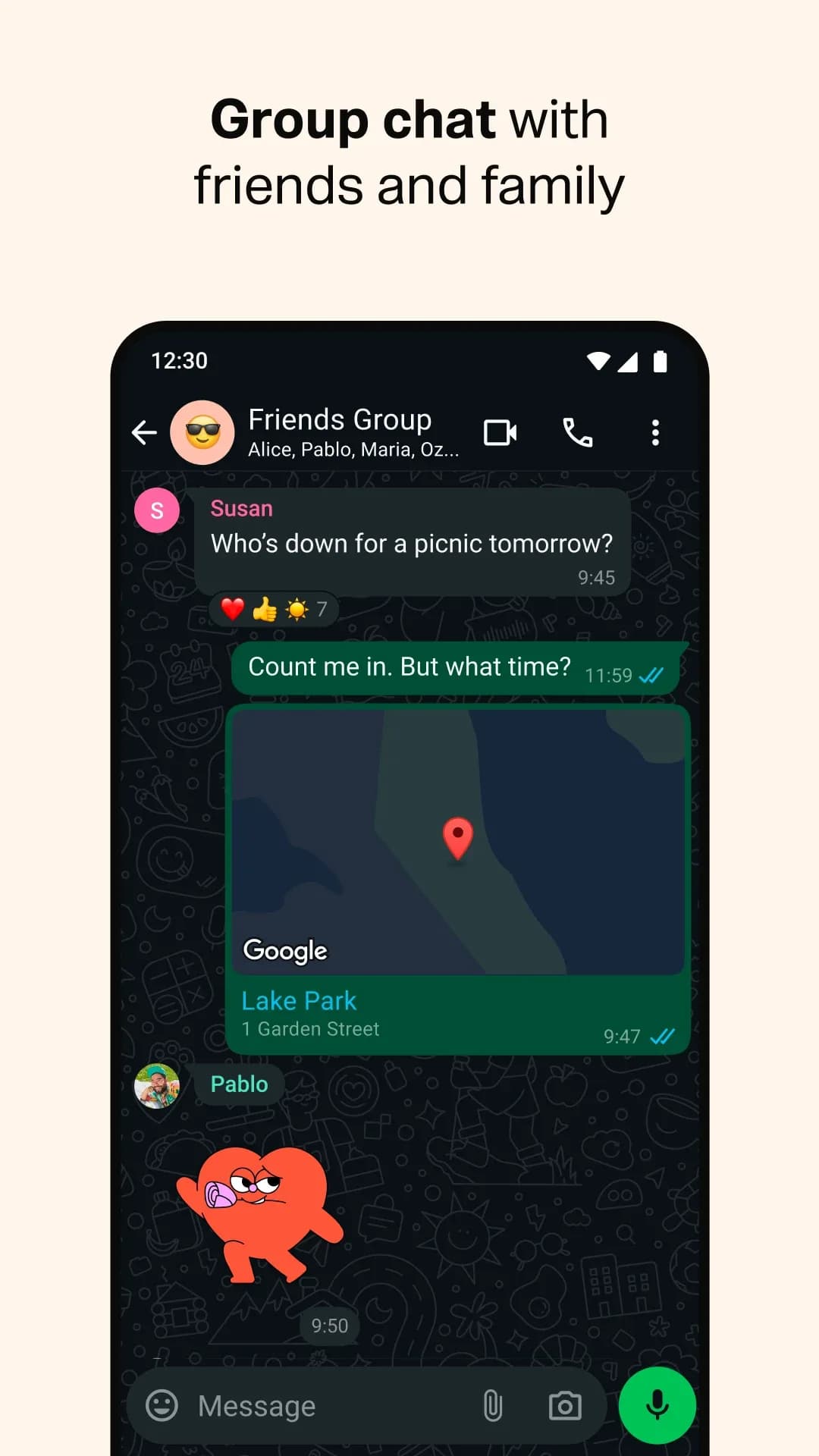 WhatsApp Messenger — Captura de pantalla 4