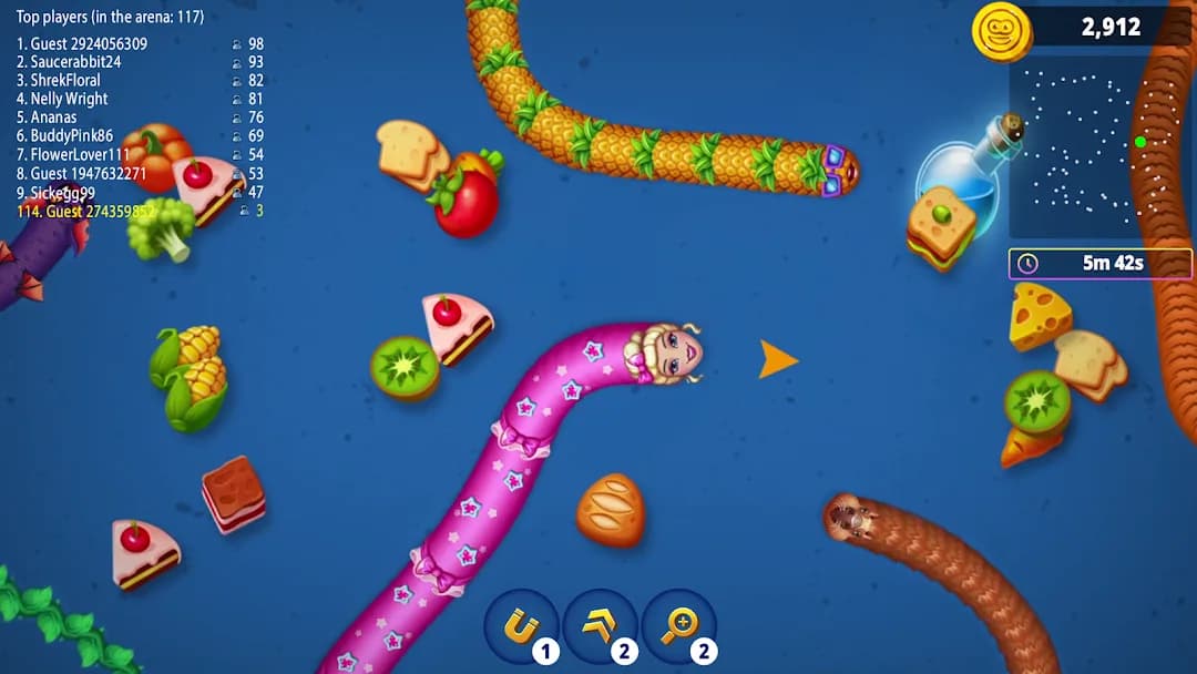 Worms Zone.io — Capture d’écran 2