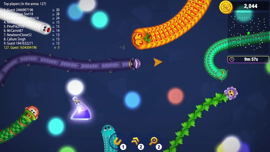Worms Zone.io — Capture d’écran 3
