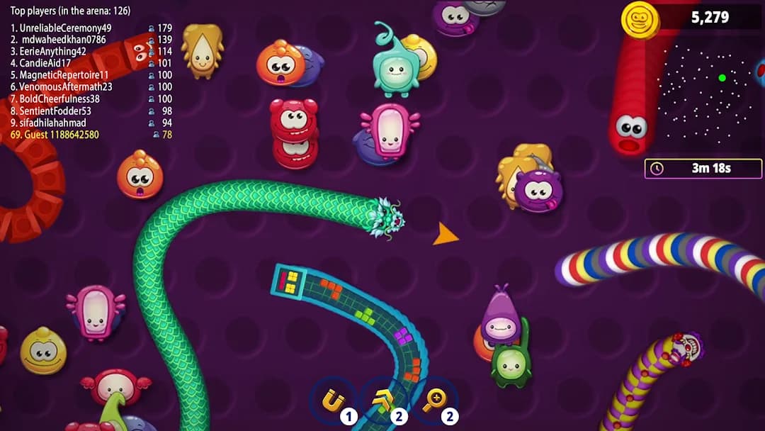 Worms Zone.io — Capture d’écran 5