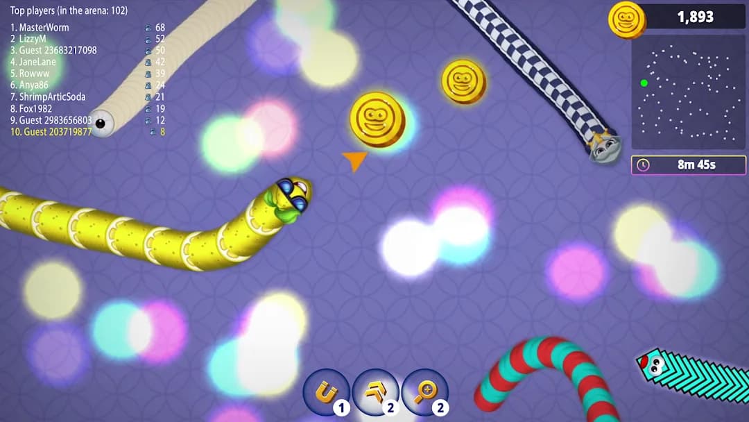 Worms Zone.io — Capture d’écran 6